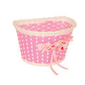 AZUR Kids Basket Pink/White/Strawberry Bow