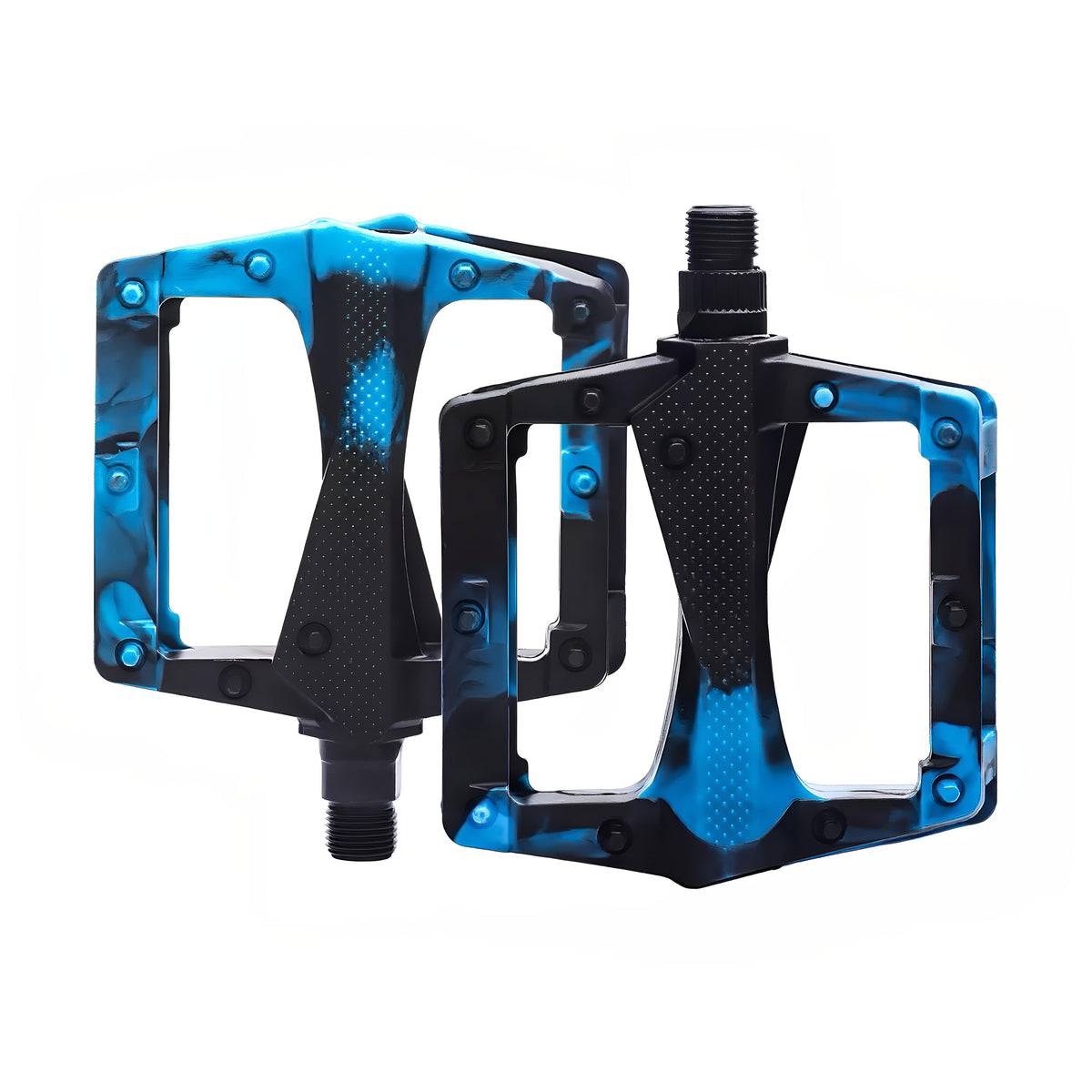 TOSUOD Bike Pedals 9/16 Blue/Black