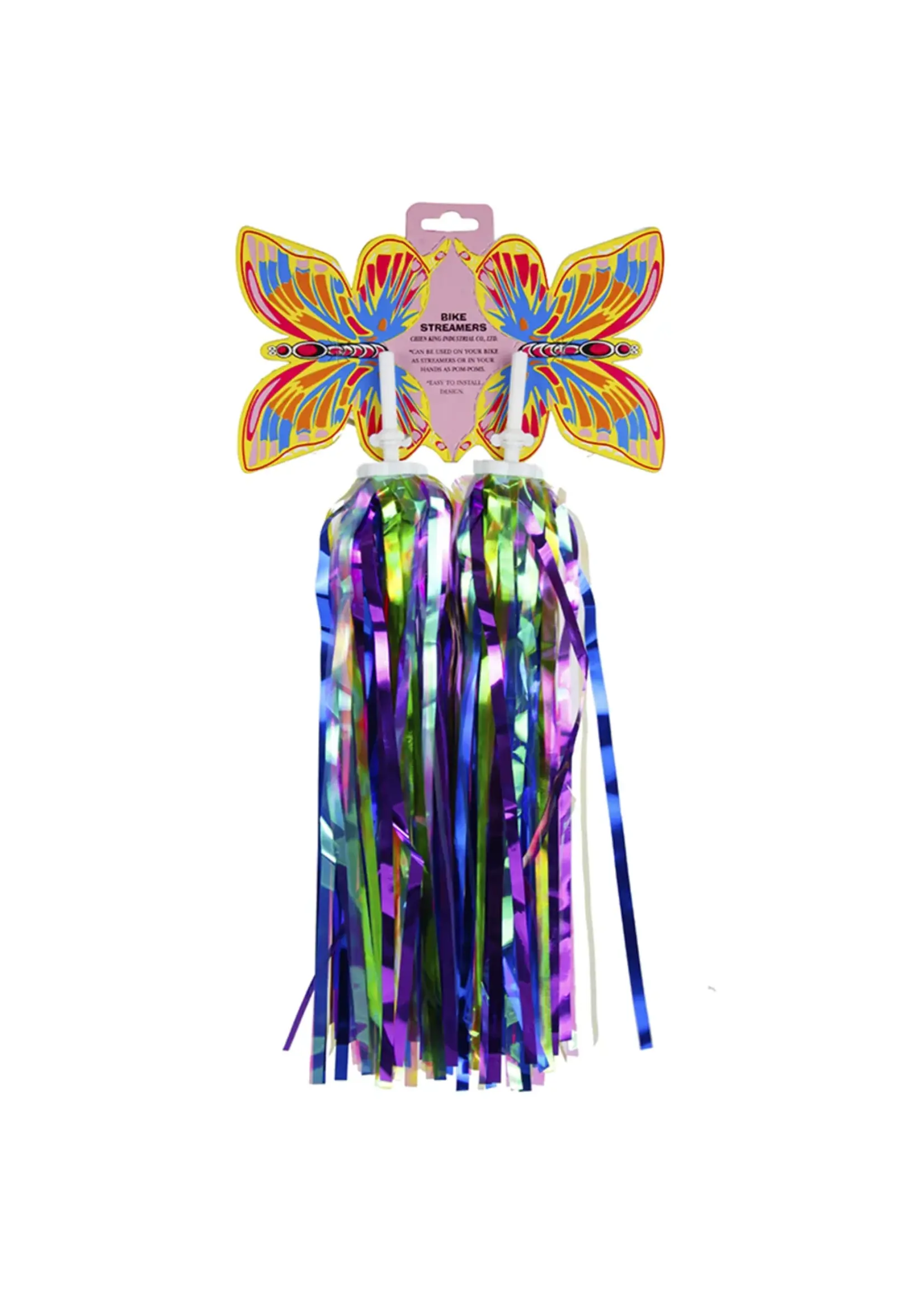 BIKES UP Kids Bike Streamers Purple/Blue/Neon Basic