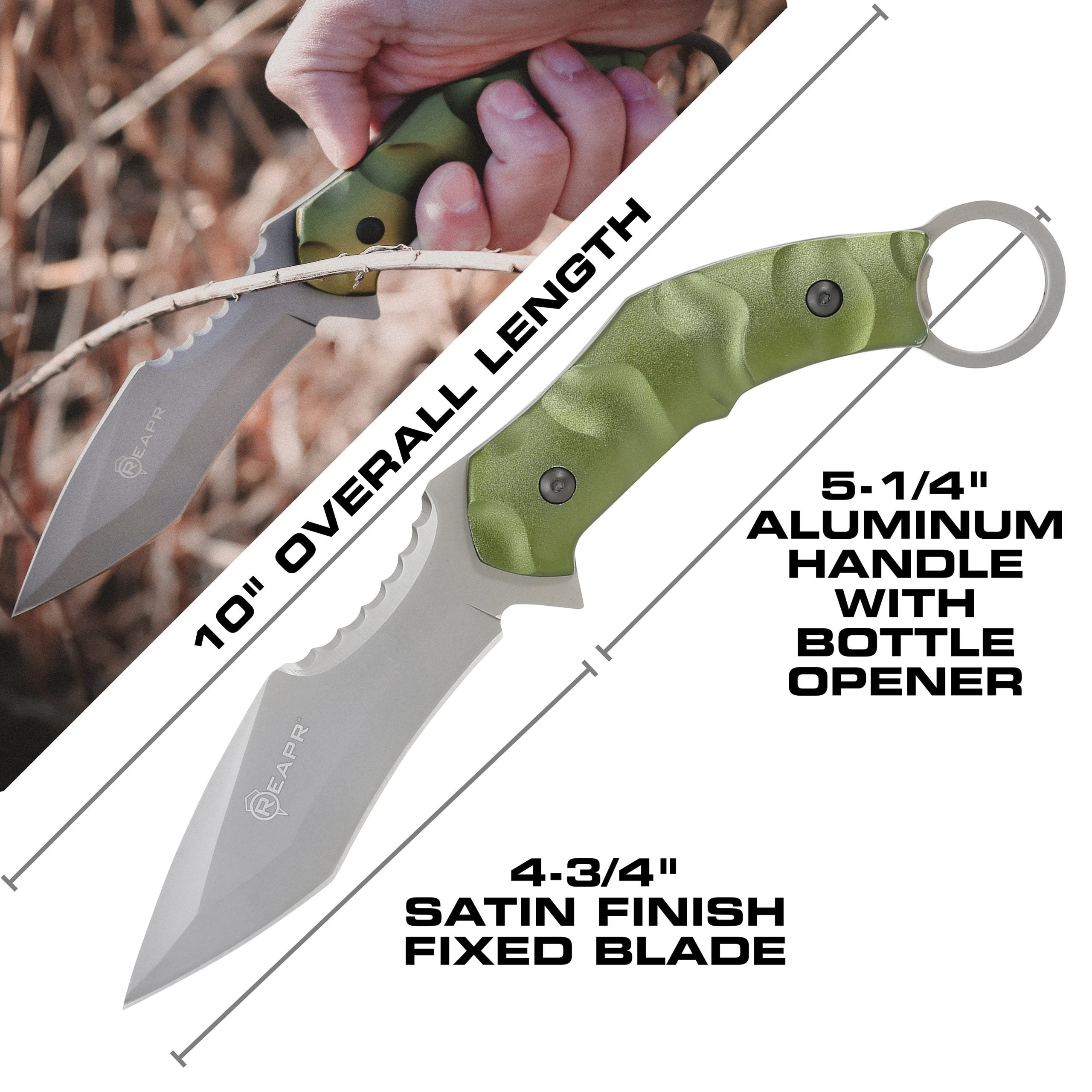 REAPR Slamr fixed Survival 4 3/4" Blade