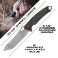 REAPR Javelin Fixed Fixed Blade 5" Tanto