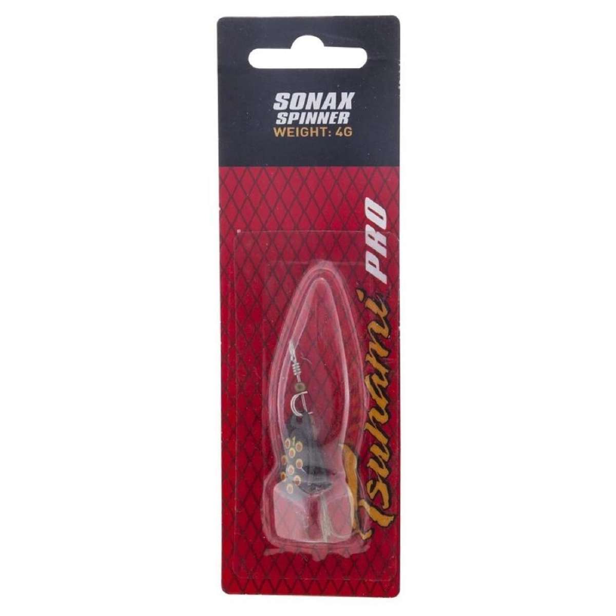 TSUNAMI Sonex Spinner Lure Black/Red 4g