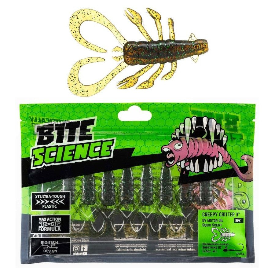 BITE SCIENCE Creepy Critter UV Motor Oil 3"