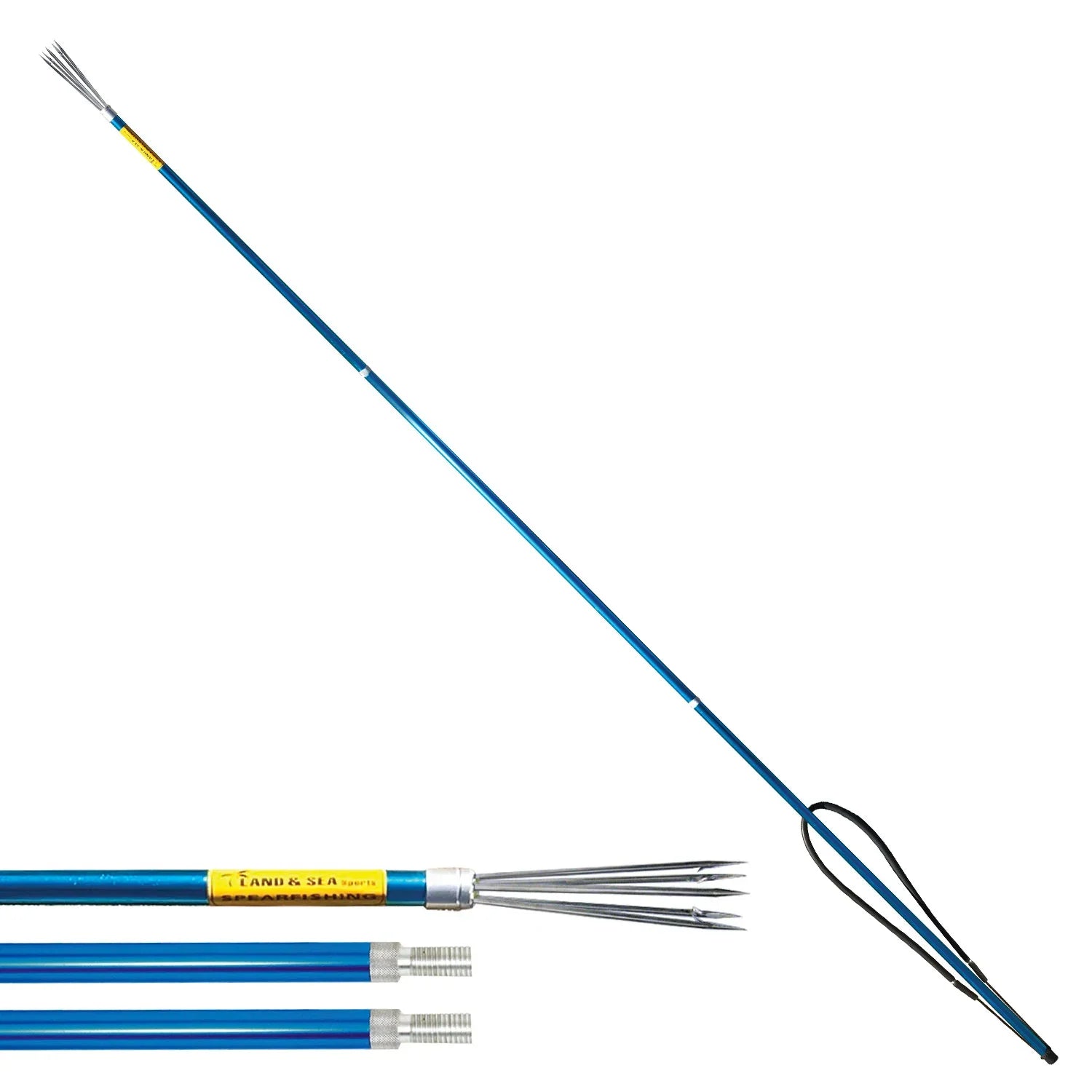 LAND & SEA Anodised 3pc Hand Spear