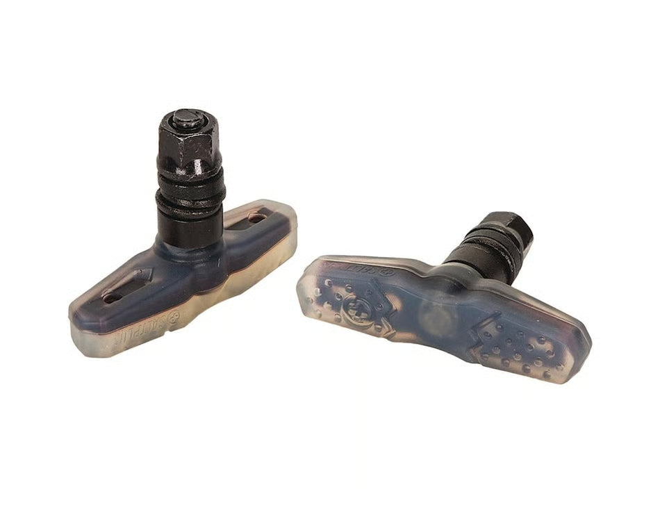 SALTPLUS Propeller BMX Brake Shoes Clear/Black
