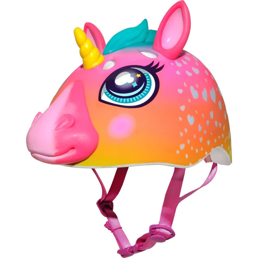 RASKULLS Kids Helmets Rainbow Unicorn (50-54cm)