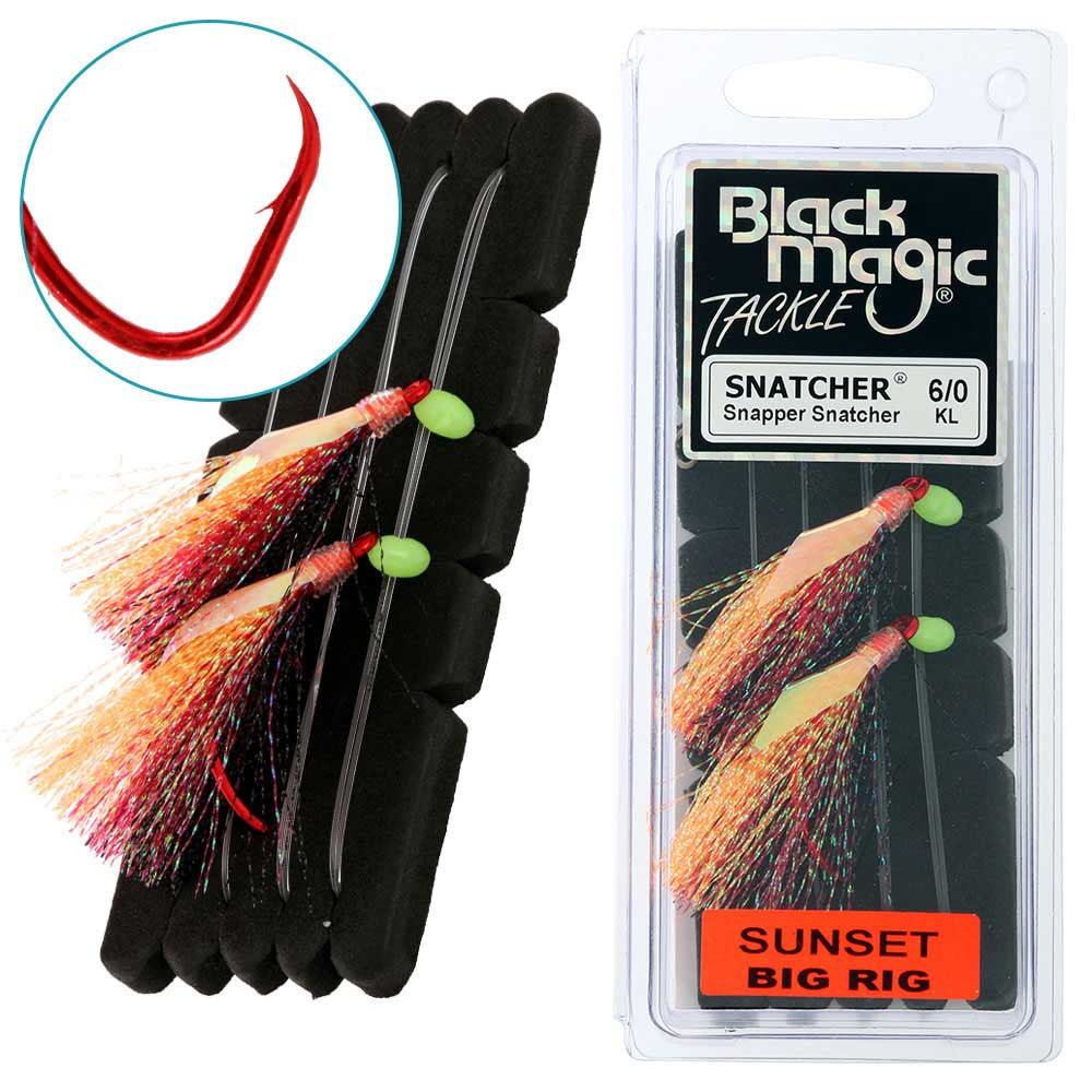BLACK MAGIC Snatcher Rigs Sunset 6/0