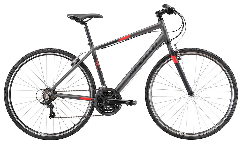 APOLLO Trance 10 Matte Charcoal/Black/Red Medium