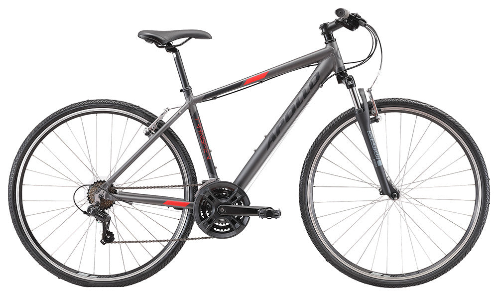APOLLO Transfer 10 Matte Charcoal/Black/Red XLarge