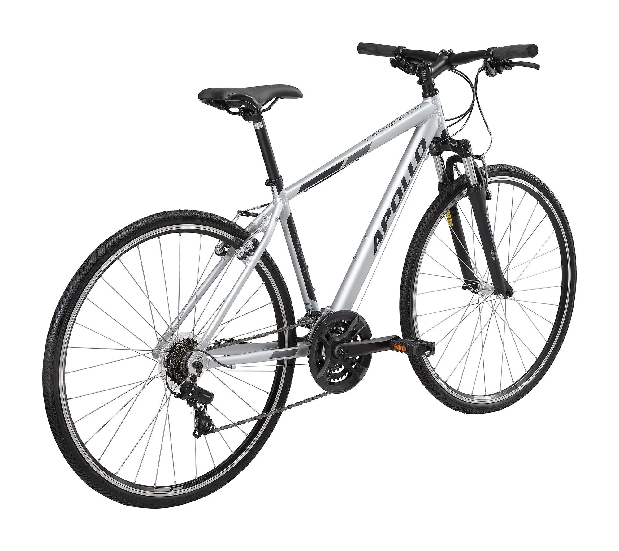 APOLLO Trance 10 Matte Silver/Black Large