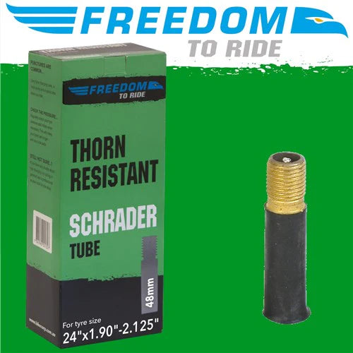 FREEDOM Thorn Resistant Tubes Schrader (American) 24" 1.90 - 2.125