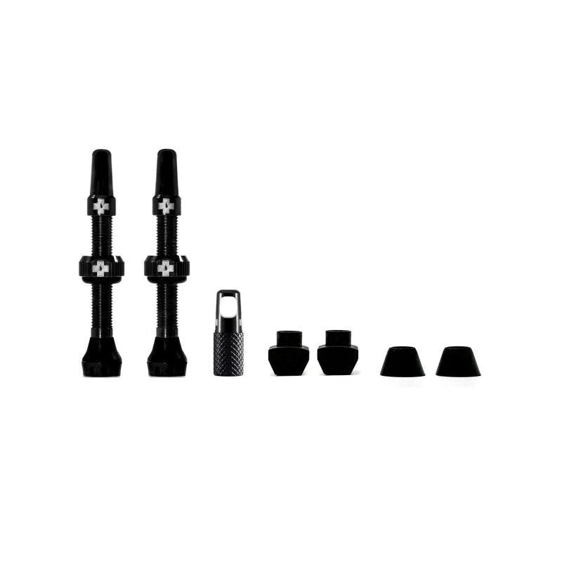 MUC-OFF Tubeless Valve Kit Black 44mm