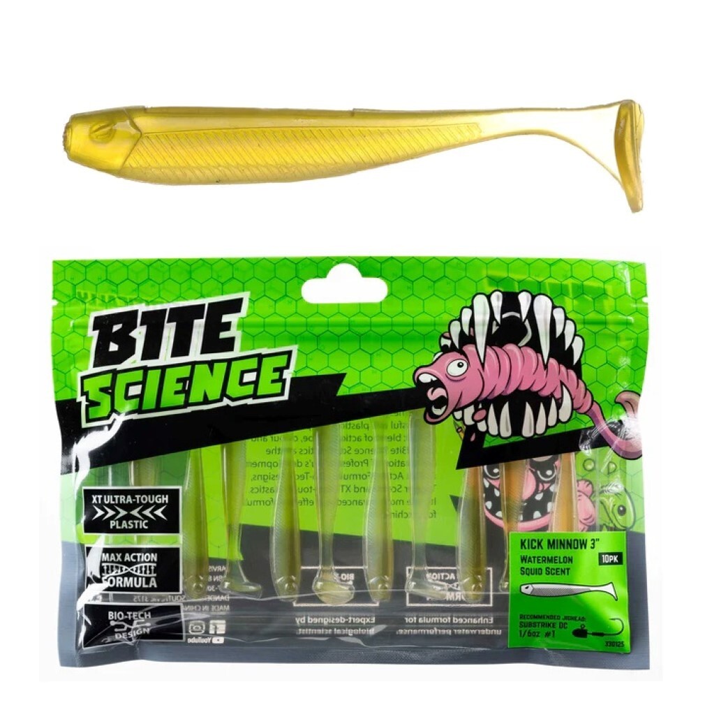 BITE SCIENCE Kick Minnow Watermelon 3"