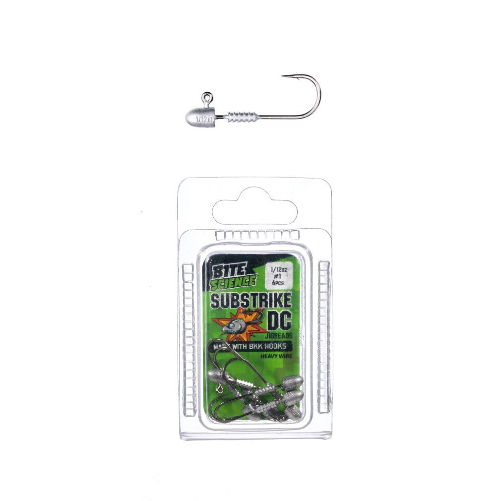BITE SCIENCE DC Jig Heads 1/12oz Sz 1