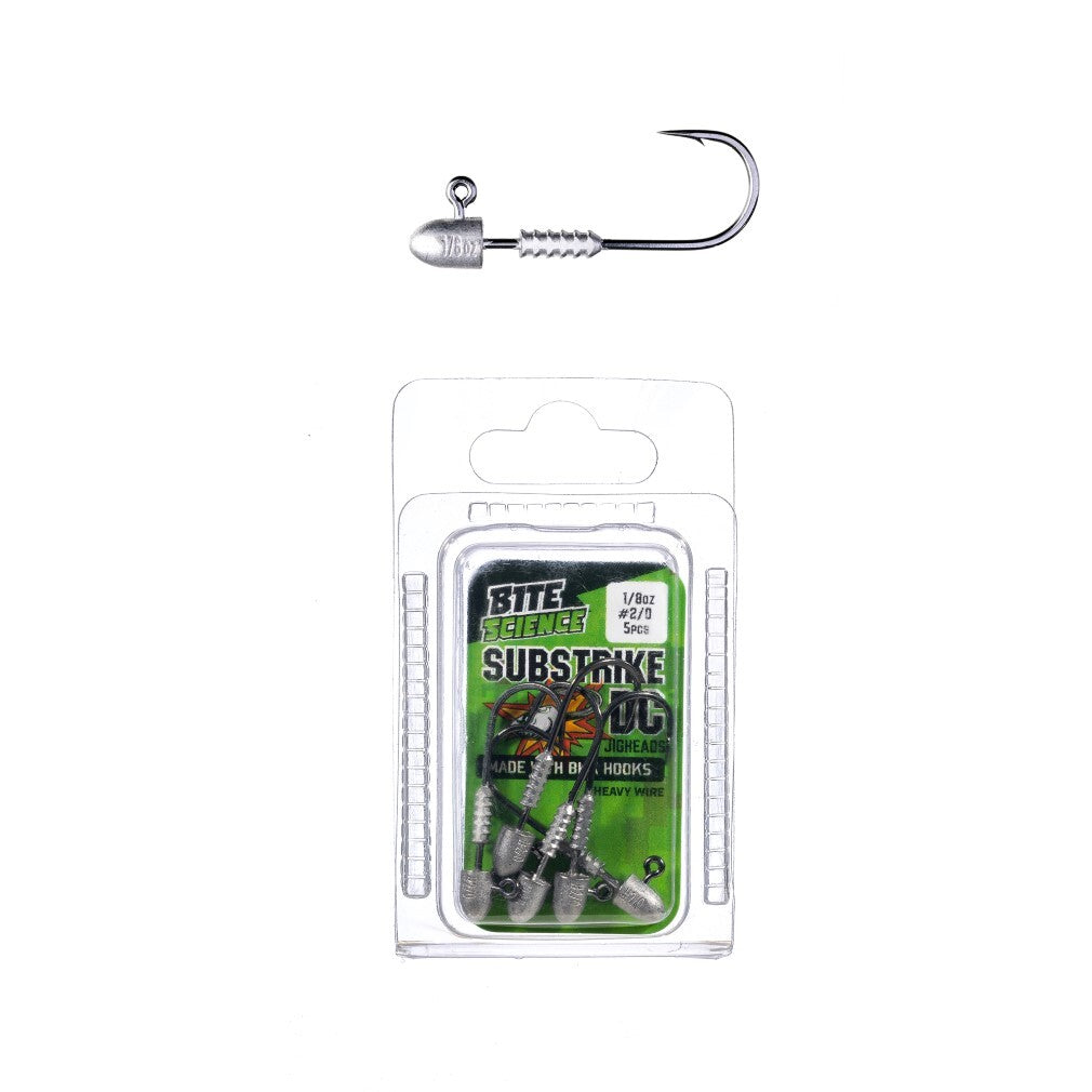 BITE SCIENCE DC Jig Heads 1/8oz Sz 2/0