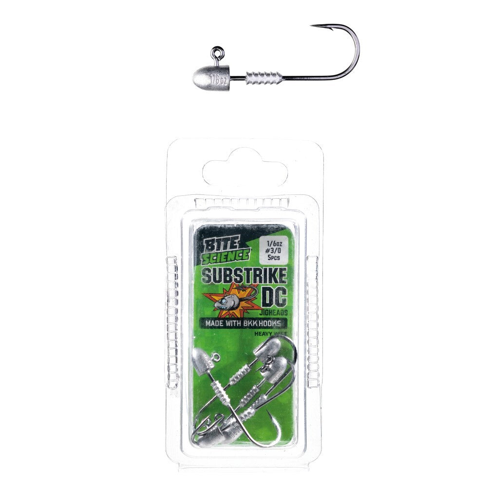 BITE SCIENCE DC Jig Heads 1/6oz Sz 3/0