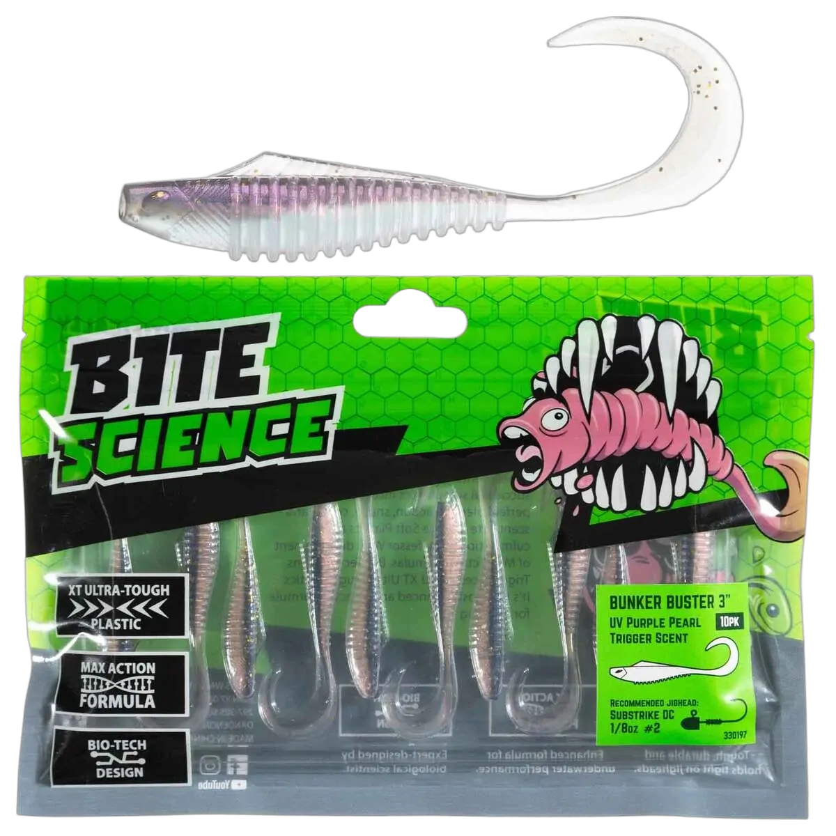 BITE SCIENCE Bunker Buster Purple Pearl 3"