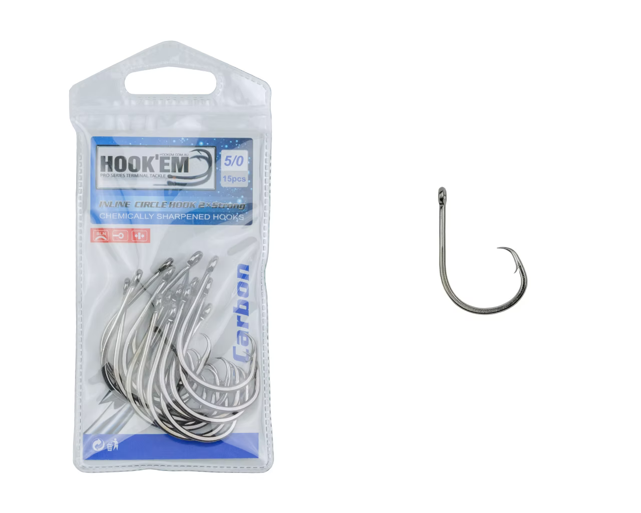 HOOKEM Inline Circle Hooks 6/0