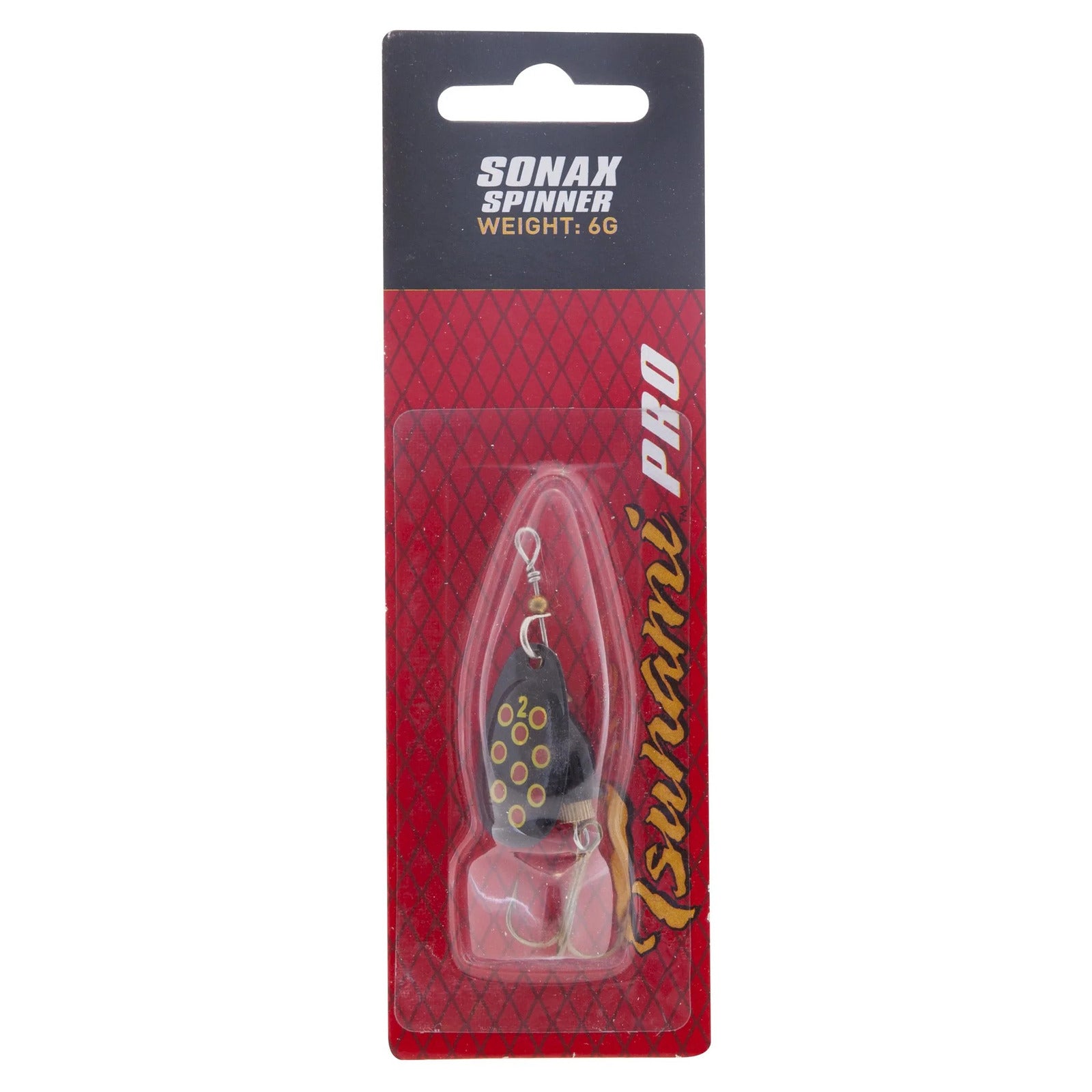 TSUNAMI Sonex Spinner Lure Black/Red 6g