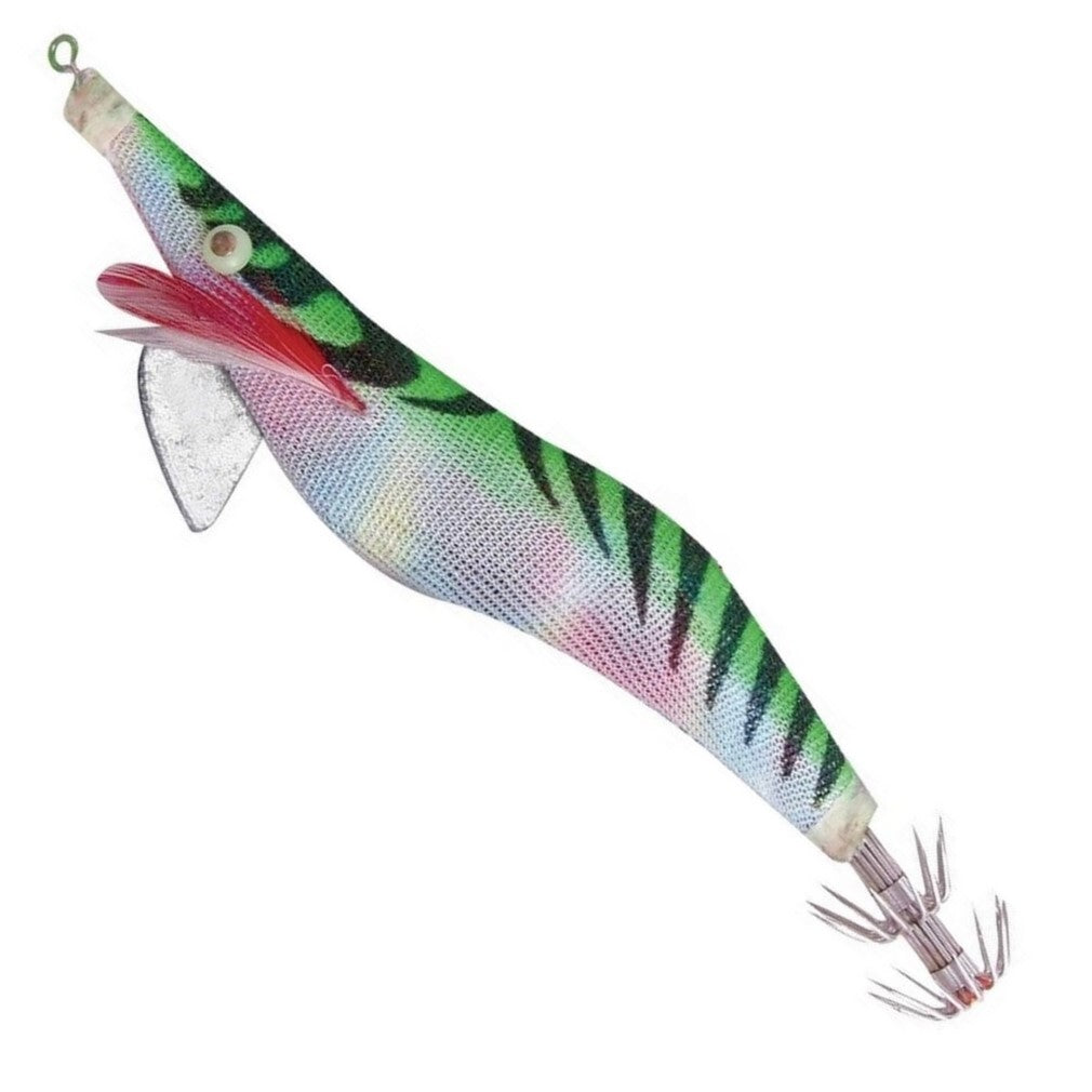 JARVIS WALKER Razorback Pearl Belly Squid Jig Green