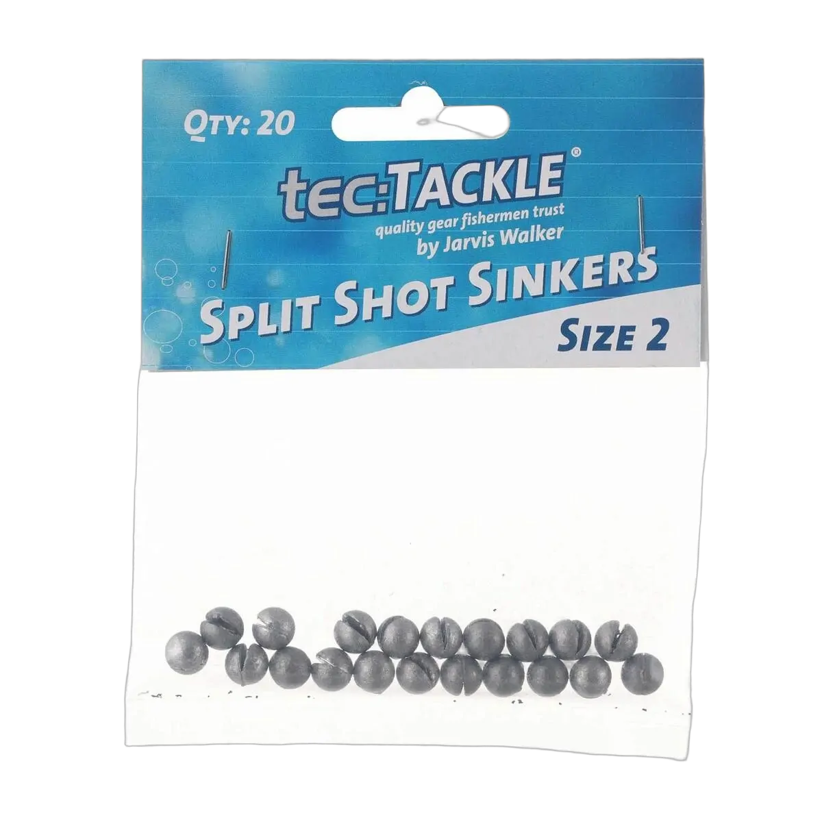 JARVIS WALKER Split Shot Sinker Pack sz2