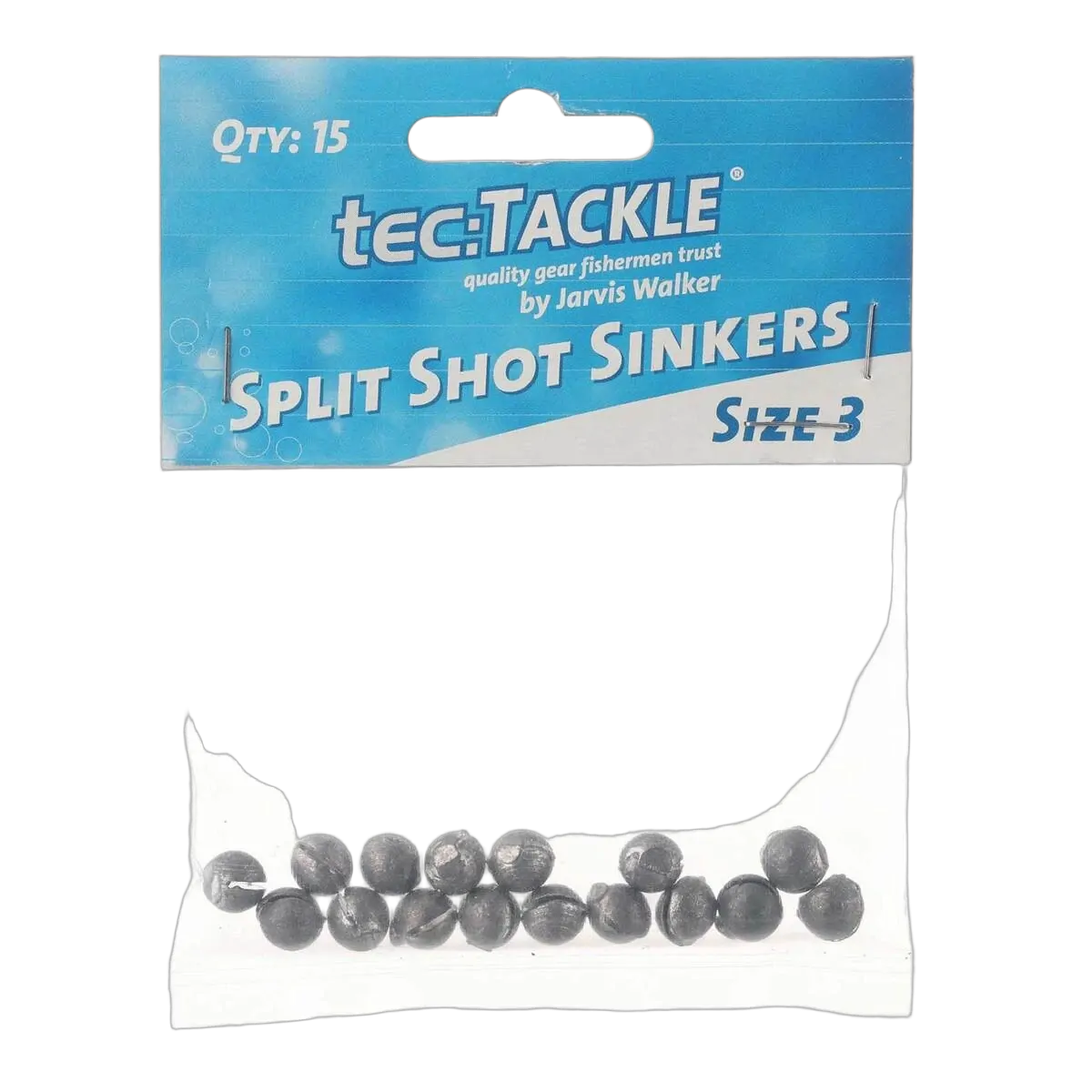 JARVIS WALKER Split Shot Sinker Pack sz3