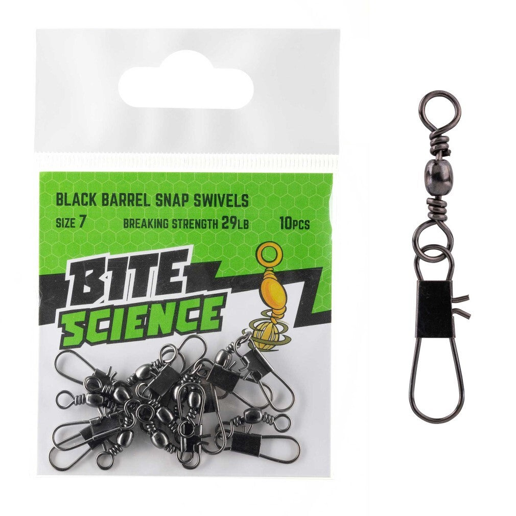 BITE SCIENCE Swivels Black Snap 7
