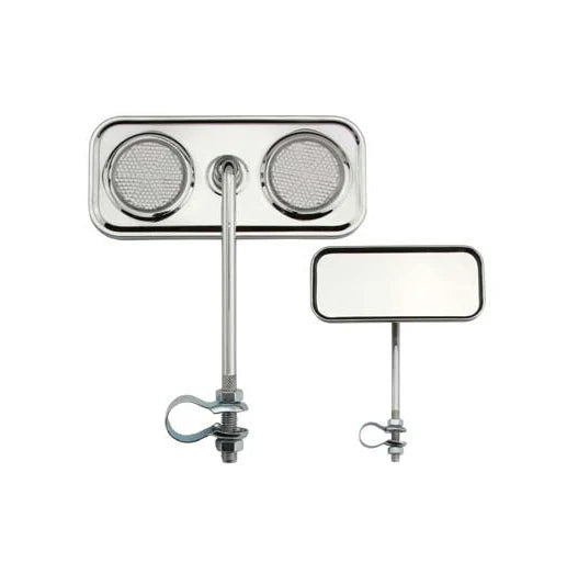 TOUR SERIES Mirror w/white reflectors