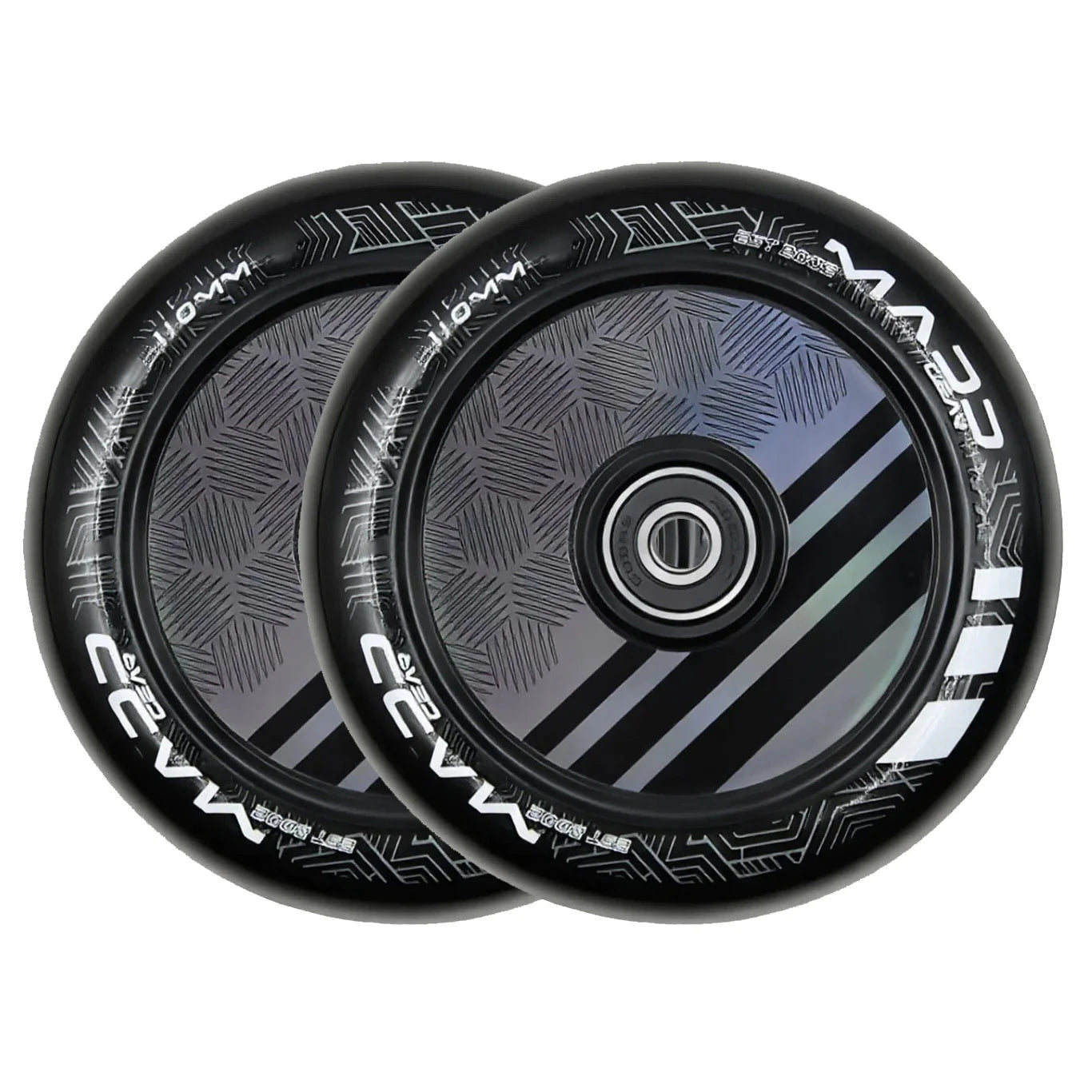 MADD GEAR Zen Hollow Core 110mm wheels black (pair)