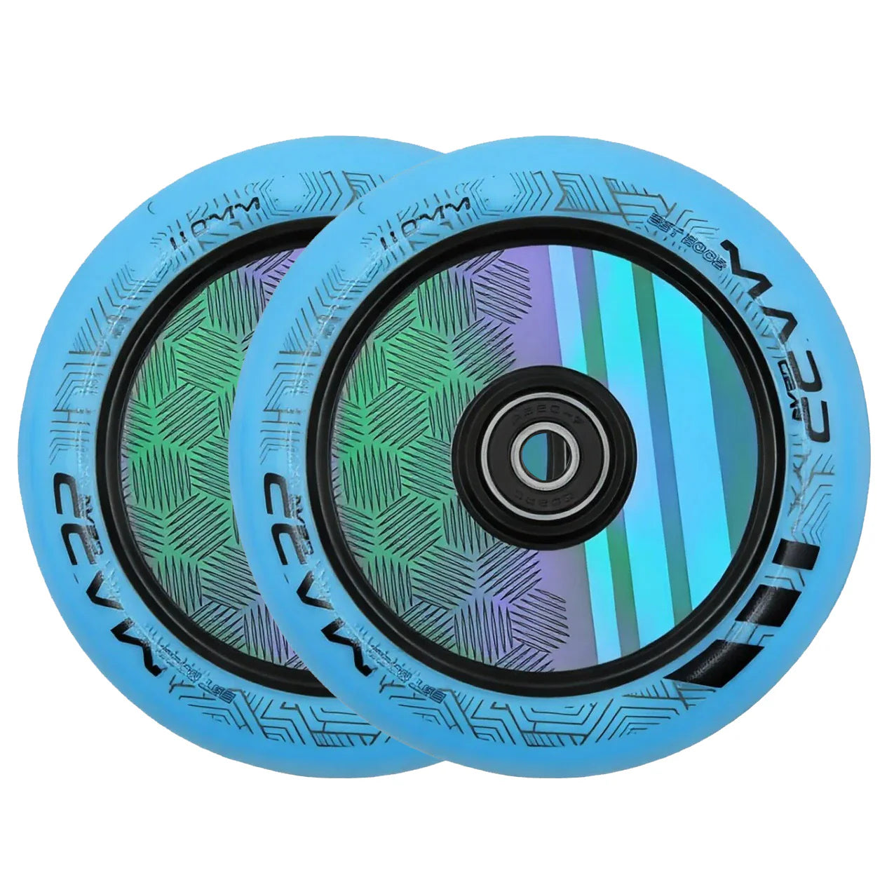 MADD GEAR Zen Hollow Core 110mm wheels blue (pair)