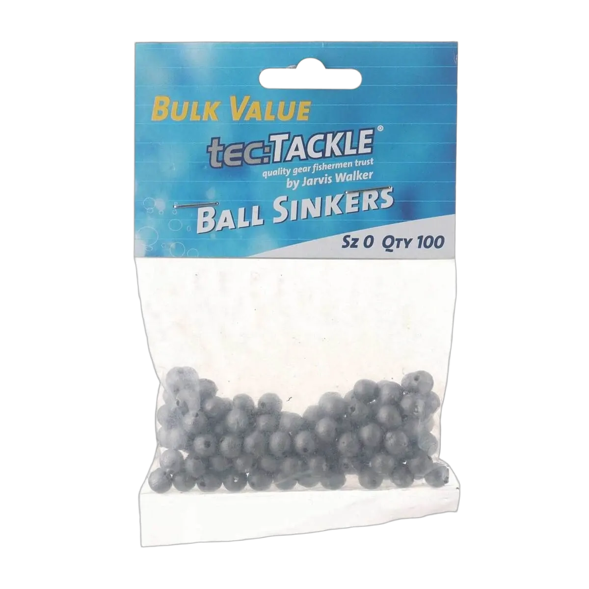 JARVIS WALKER Ball Sinker Pack sz0/100pk