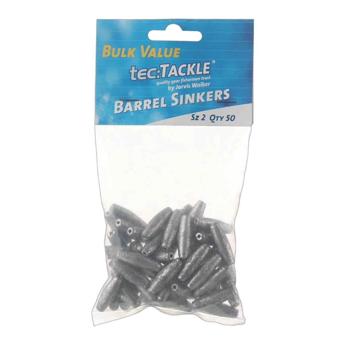 JARVIS WALKER Barrel Sinker Pack 2/50pk