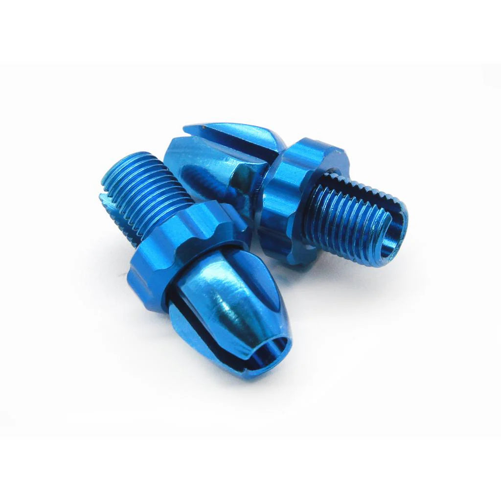 SALT Brake Cable Adjuster Alloy Cyan M10