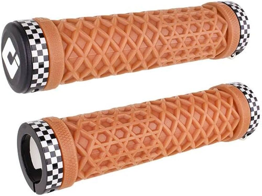 ODI Vans Lock on Grips Gum W/Black/White Checker