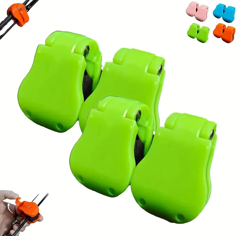 PK CYCLES Rod Clips Green