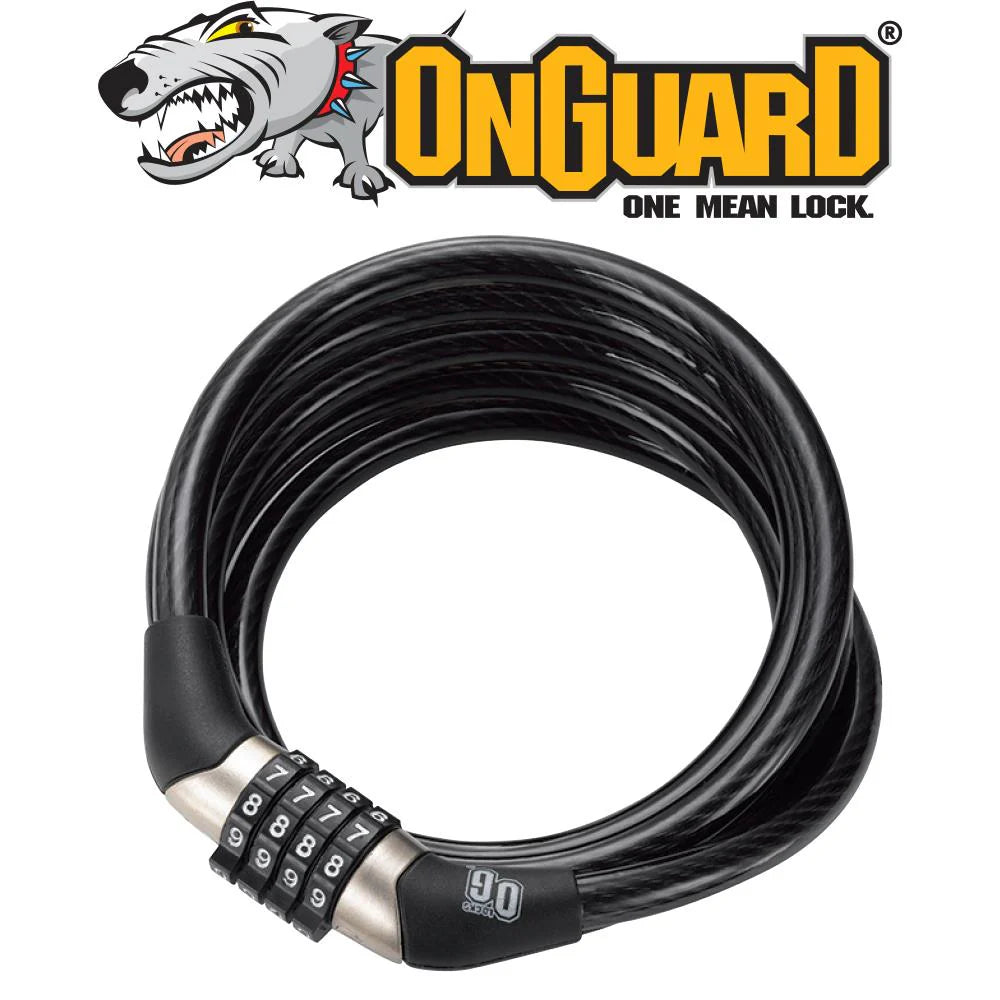 ON GUARD Doberman Bike Locks Combo 150cm x 8mm