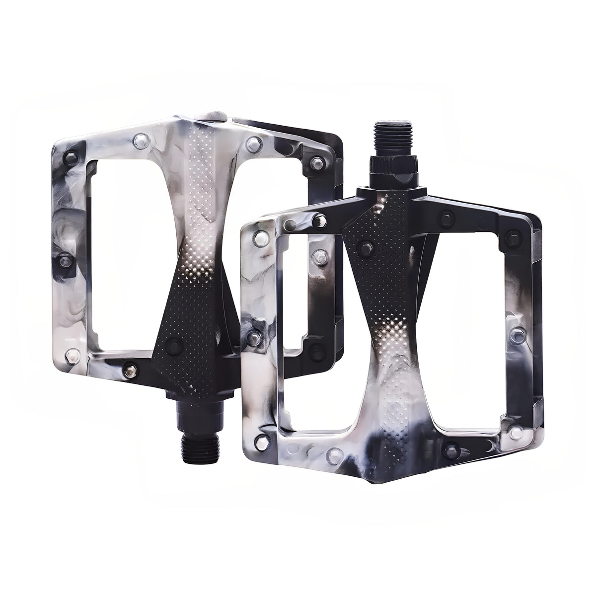 TOSUOD Bike Pedals 9/16 White/Black