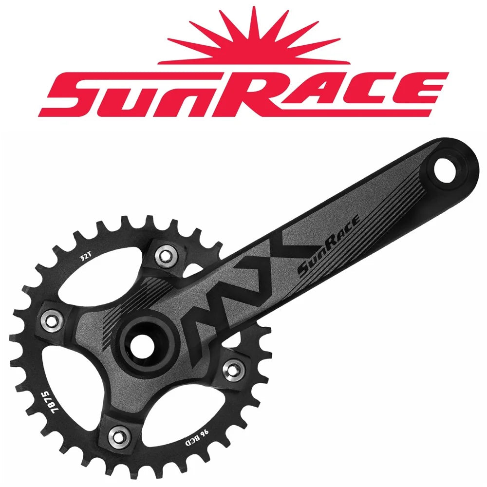 SUNRACE Crank Set FCM30V 34T x175mm Black