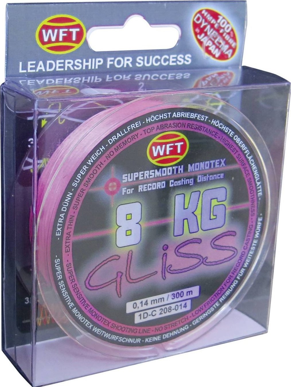 WFT Gliss KG Line 8kg x 300m Pink
