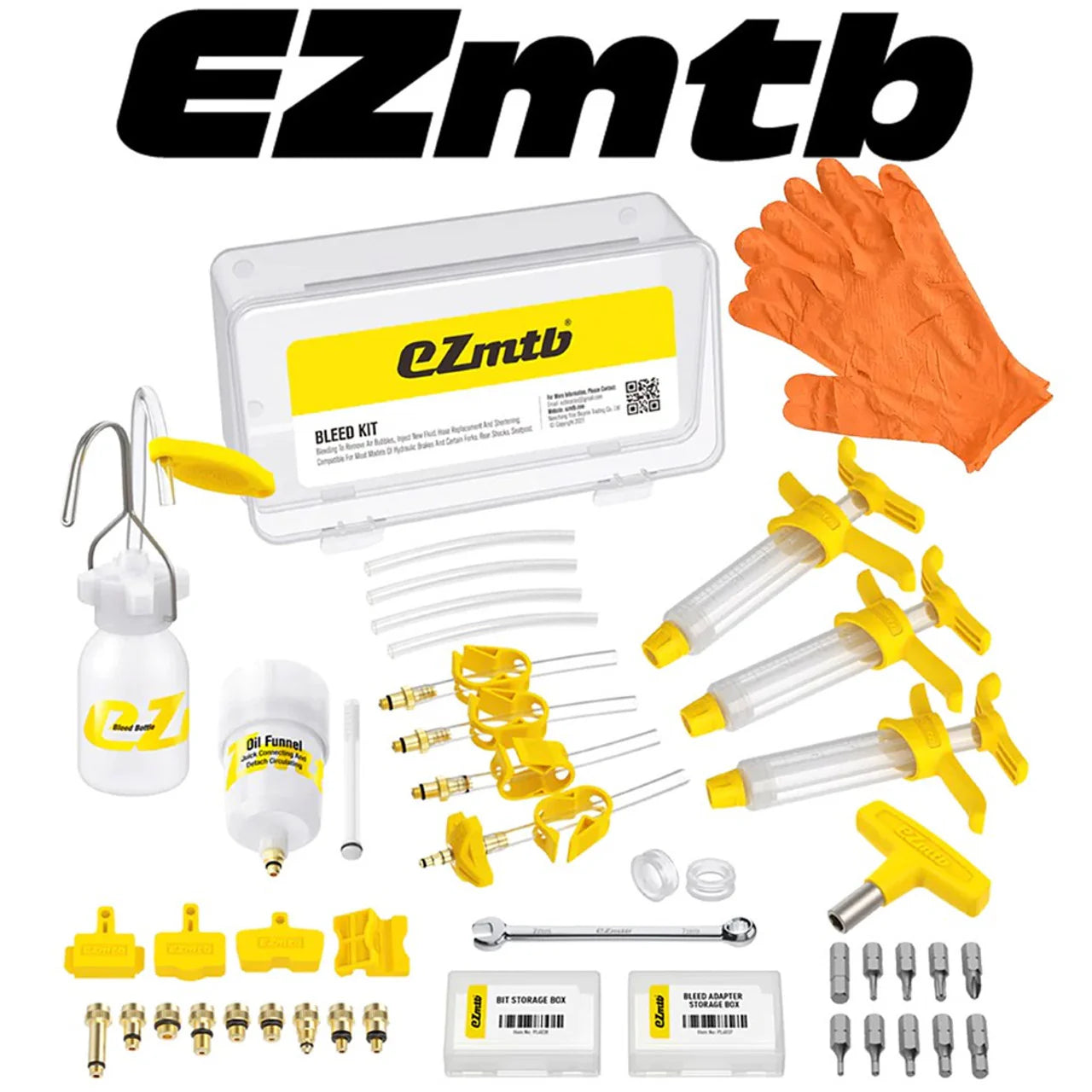 EZmtb Hydraulic Brake Bleed Kit Pro Version Kit