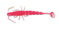 MADEYE Soft Plastic Paddle Prawn Pink Glow 7"