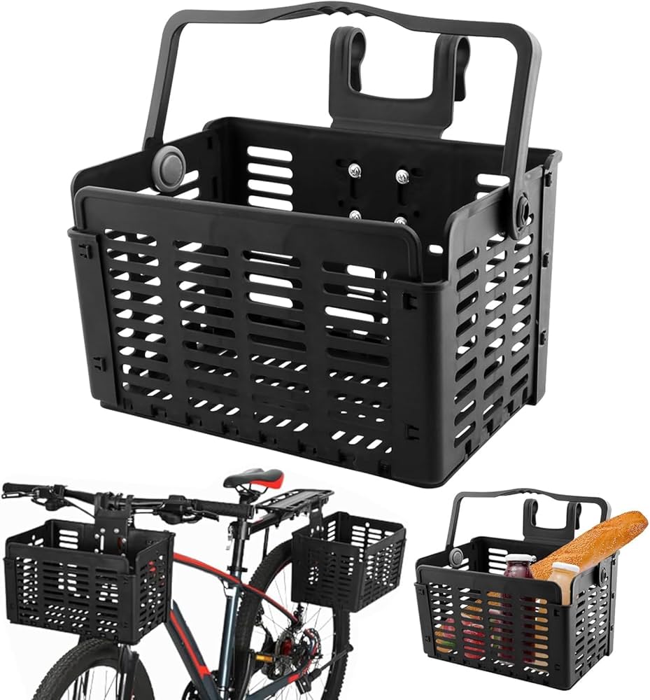PK CYCLES Foldable Bike Front Basket