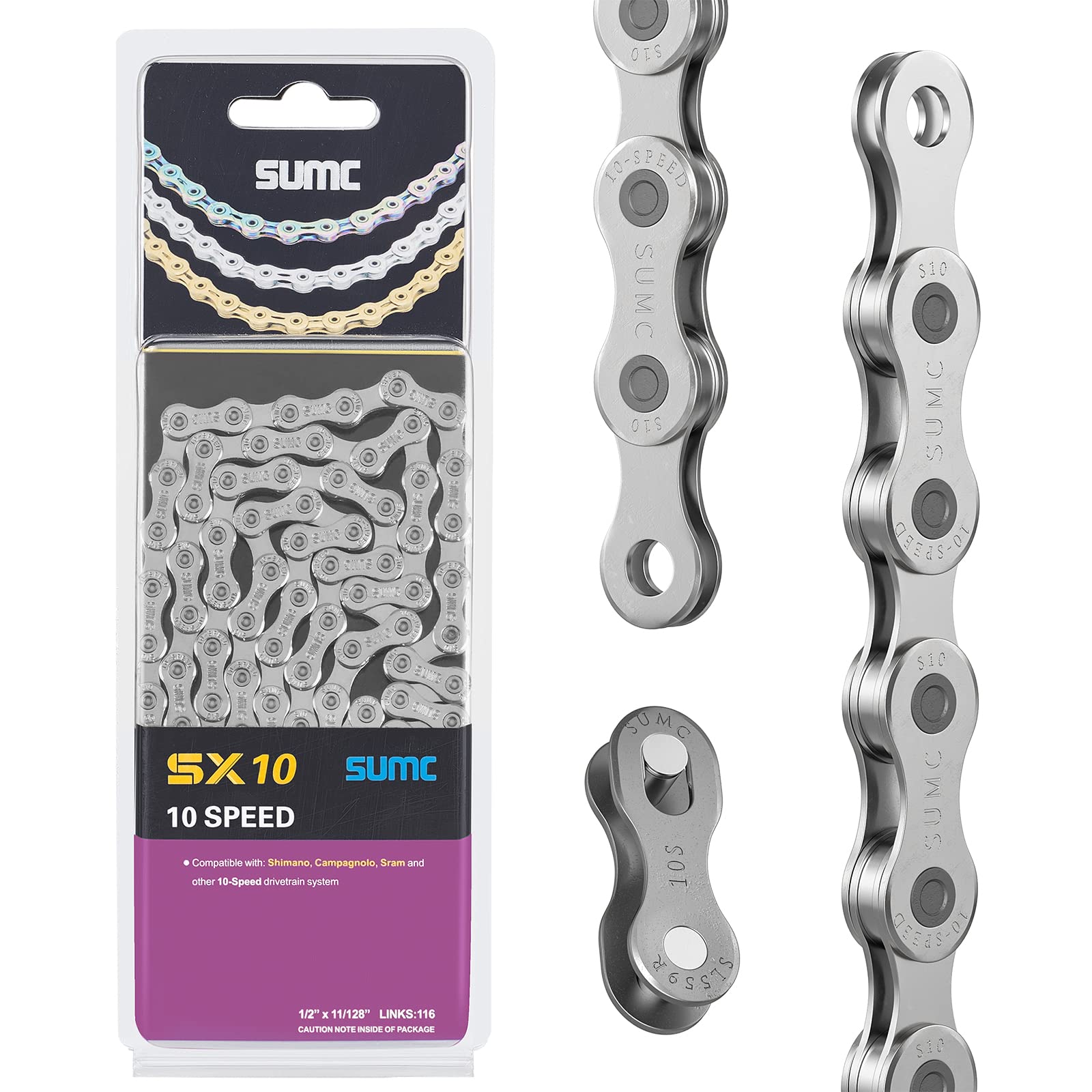 SUMC Bike Chains 10 Spd 116L