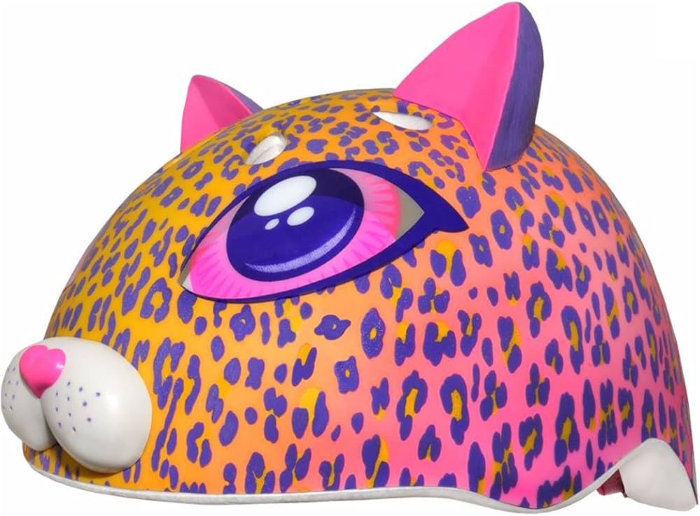 RASKULLS Kids Helmets Leopard Kitty