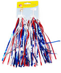 BIKES UP Kids Bike Streamers Silver/Red/Blue Basic