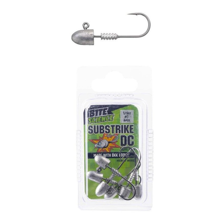 BITE SCIENCE DC Jig Heads 1/6oz Sz 1