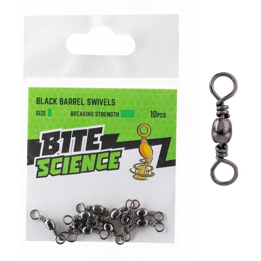 BITE SCIENCE Swivels Black Barrel 4