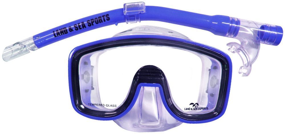 LAND AND SEA Lagoon Mask/Snorkel Set Cobalt