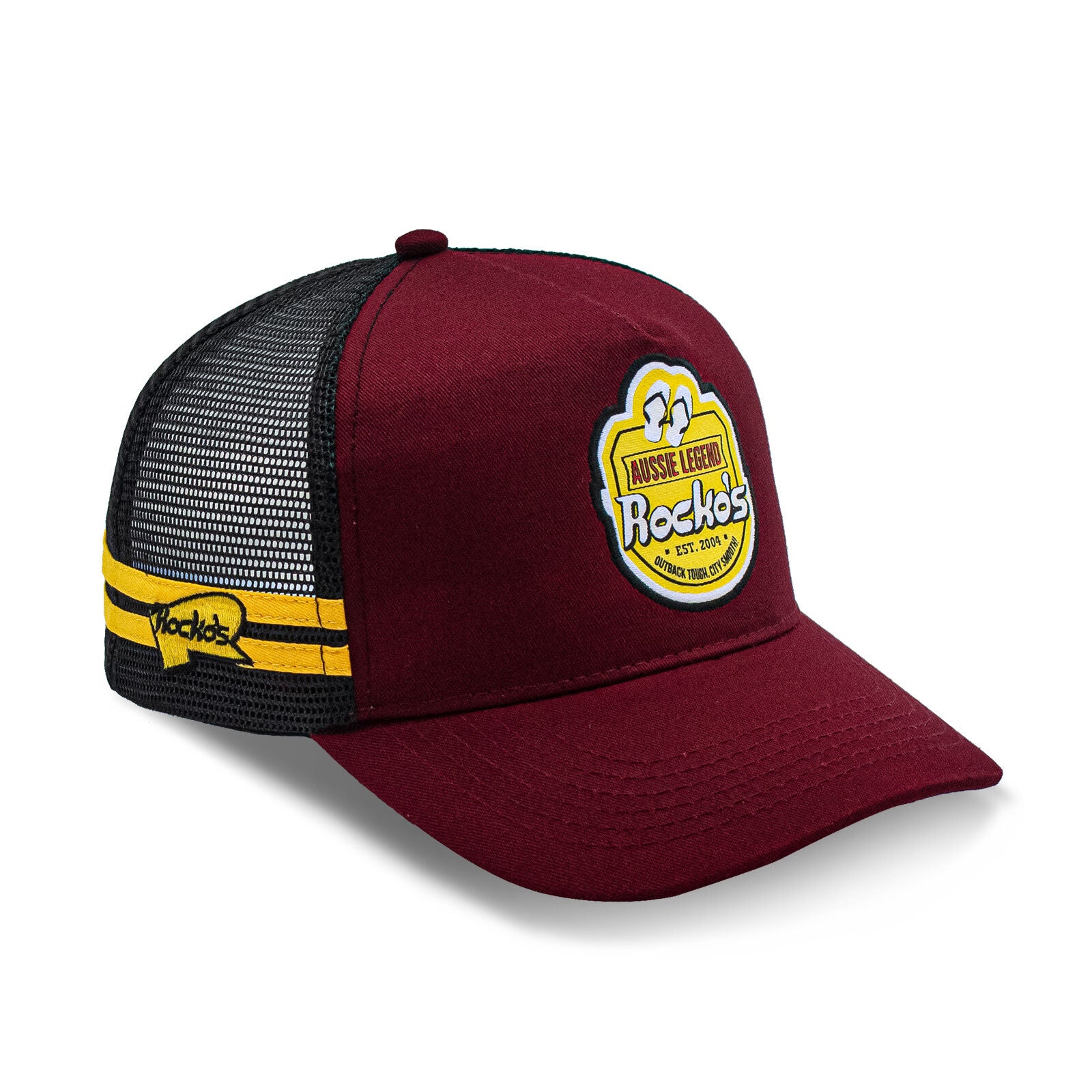 ROCKOS Outback Caps Sunshine Bear Maroon