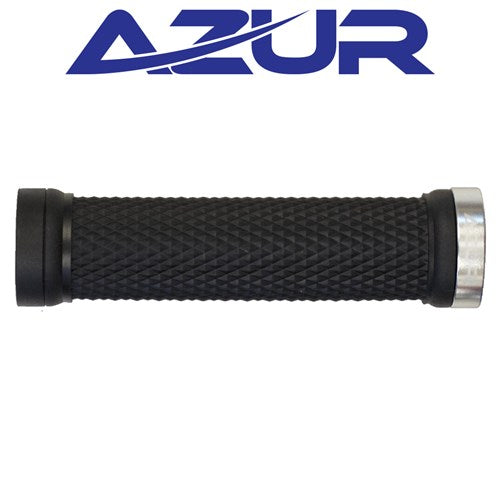 AZUR Charge Lock-on Grips Black/Silver